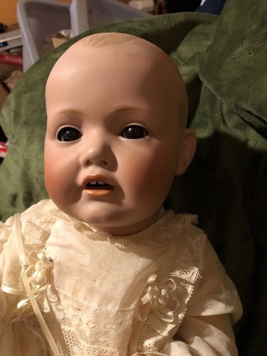 Antique doll Kestner baby doll JDK cute Hilda with old dress 22 Inches 1070