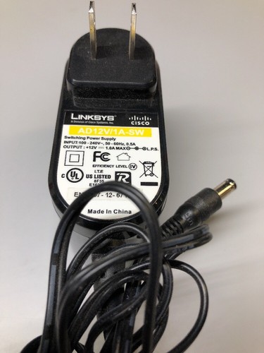 NETGEAR DV-1280-3 330-10129-01 12V 1A AC ADAPTER