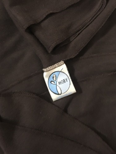 Moby Wrap Baby Carrier Black For Babies 5-35 lbs GUC