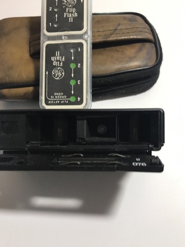 Vintage Sears Flip-Flash 110 Camera And Case