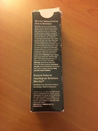 Brand New Mary Kay Make-Up Finishing Spray 2 oz