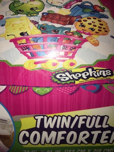 NEW Shopkins Twin/full Comforter