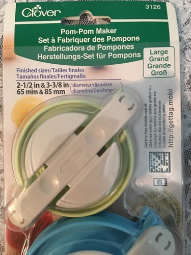 Clover Pom-Pom Maker Craft New