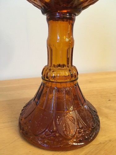 Vintage Amber Oil Farm Lamp 11