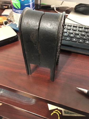 VINTAGE CAST IRON MAIL BOX SEE POCS