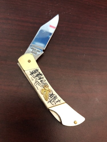 200th Anniversary American Eagle Stainless Steel Folding  Knife Made Japan DD4