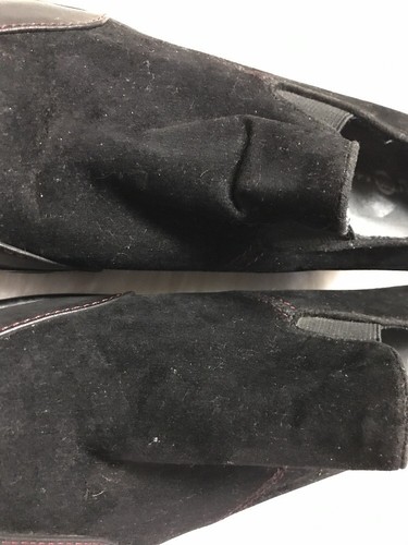 Jambu Womans size 7 Slip-On Wedge  JBU Black Adventure One Suede Adventure