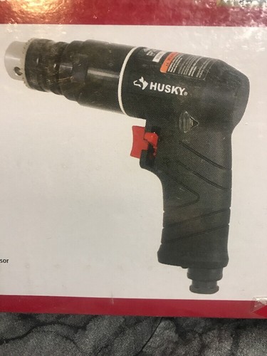 Husky H4310 3/8 In. Keyed Chuck Reversible Air Powered Drill FREE SHIPPING