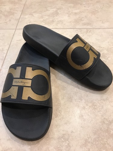 【じゅーんさん用】Salvatore Ferragamo 22.5 Salvatore Ferragamo 'Groove' Slide Sandal, Size 12 M US | eBay