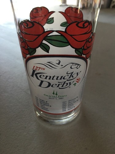 Lot Of 6 Kentucky Derby Glasses & Mug, 3 Breeders Cup & 1 Belmont Stakes. Free S