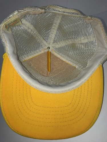 Seaside Heights New Jersey Trucker Hat Cap YELLOW White Mesh Snap Back NJ