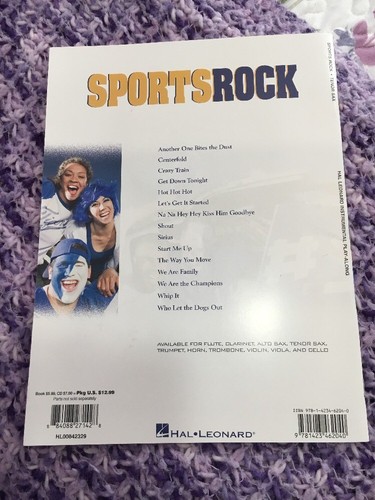 Sports Rock : For Tenor Sax (2009, CD / Paperback)