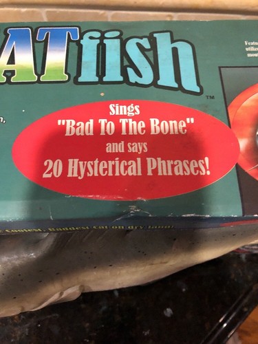 Gemmy Cool Catfish Big Mouth Billy bass makers Motion Activated 2000