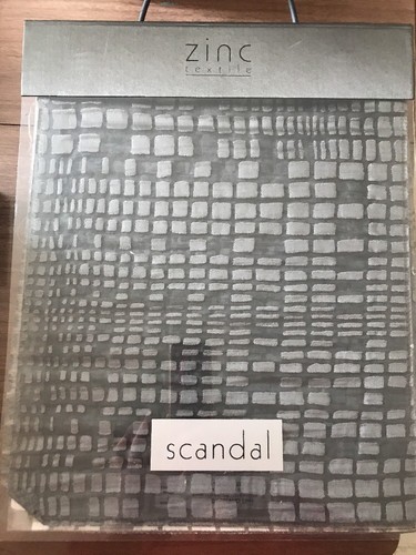 Zinc Scandal Textile Upholstery Fabric Book 16x 13” Samples 72 Pc
