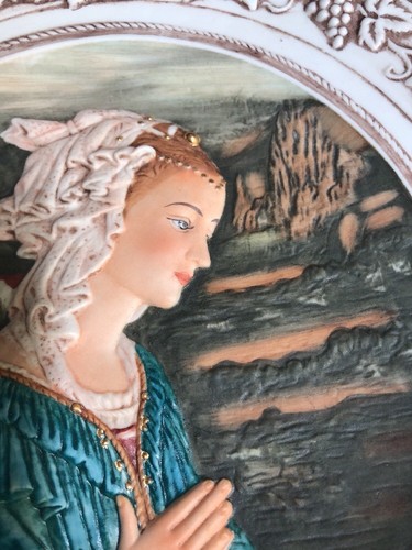 Adoration Ceramic Plate By Fra Filippo Lippi