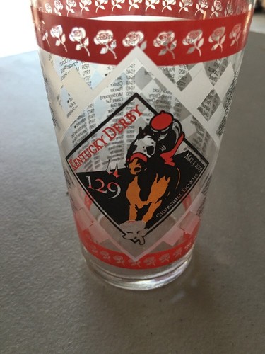 Lot Of 6 Kentucky Derby Glasses & Mug, 3 Breeders Cup & 1 Belmont Stakes. Free S