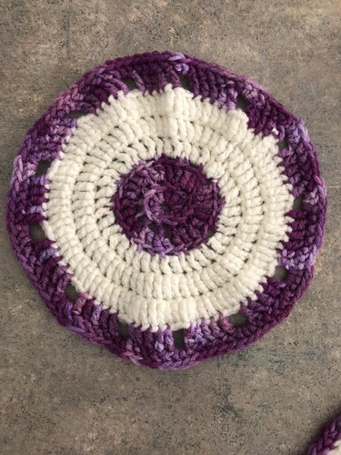 Large Pot Holder Hot Pad Doilie set of 4, FREE shipping