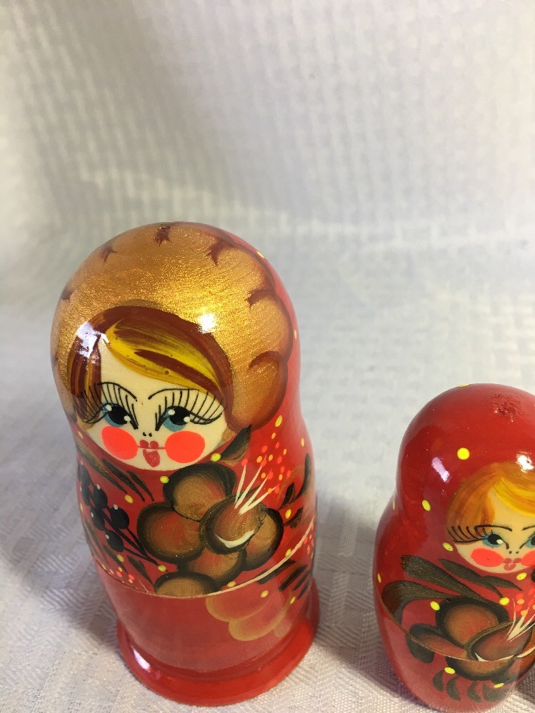 NESTING DOLL STACKING DOLLS TWO  SETS