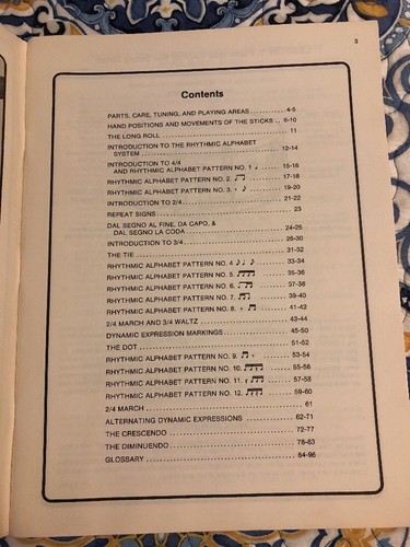The Logical Approach To Snare Drum Vol #1 Perkins 1978 ((D)