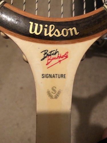 Wilson Strata Bow Butch Buckhols Signature Speed Flex Fibre Face - BELGIUM stamp