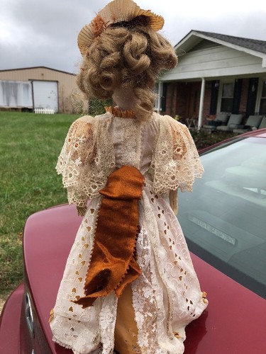 Rare Francois Gaultier  Antique French bisque Head doll, Kid Body