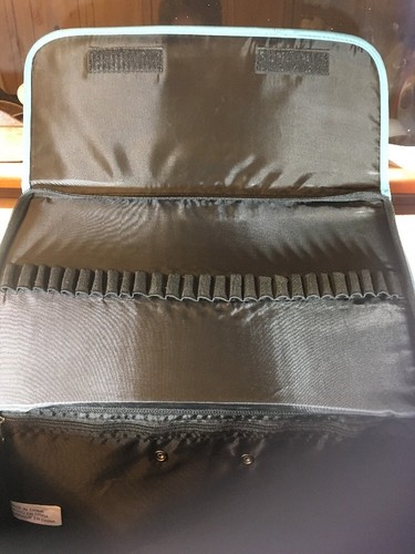 Scrapbook Craft Rolling Cart Case Zipper Organize Telescoping Handle Pockets Art