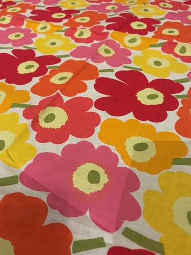 New Beautiful Marimekko Fabric “Mini-Unikot By Maija Isola Gorgeous Colors