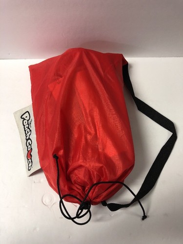 The Official Pouch Couch As Seen On TV Inflatable Air Lounger, Red