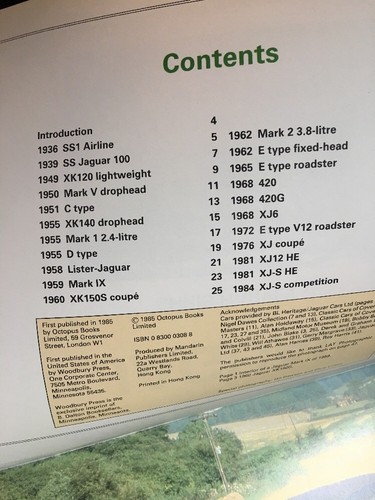 Jaguar Poster Book Chris Harvey - 1985