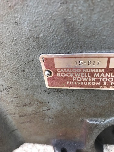 DELTA ROCKWELL 15” Drill Press - DP-220 Head Casting - Excellent Condition