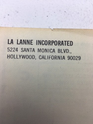 Jack La Lanne’s 1971 Spring Fling Catalog Advertising Doc36