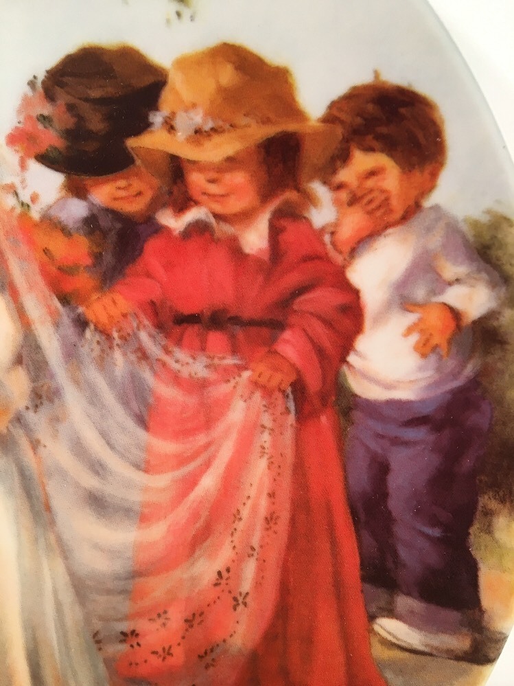 Collectors Plate Edwin M. Knowles The Wedding by Jeanne Down #3999S Friends