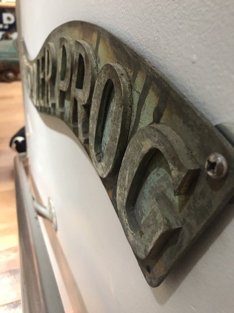 Boat Bow Name Plate Ridder 
