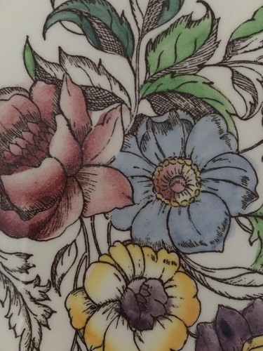 VERNON KILNS “MAY FLOWER” MAYFLOWER Platter USA