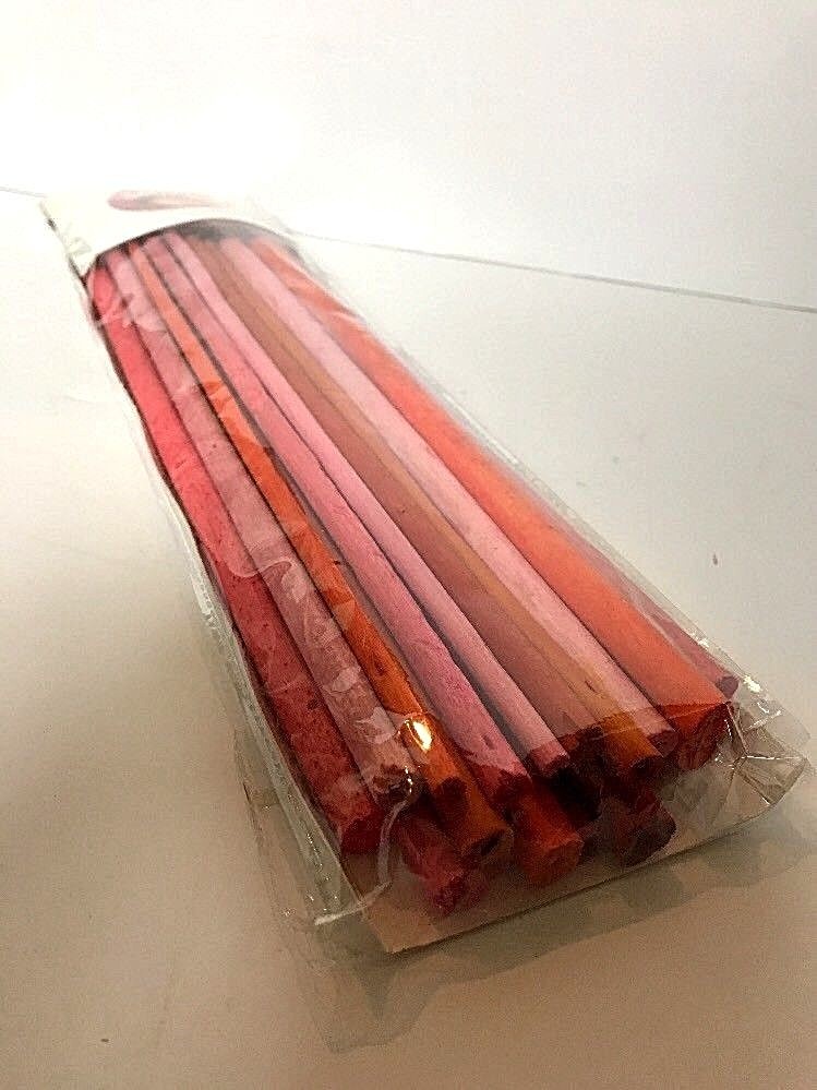 Ikea SALTIG Scented Decoration Sticks Pinks Oranges