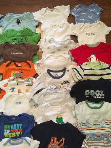 40 Piece Baby Onesie Lot Euc 3 Months 3-6 Months Carters Gerber