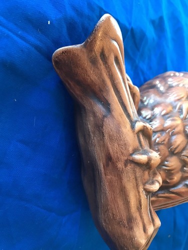 Ceramic Owl Wall Plaque Jamar Mallory Ceramic Studios 1967 Vintage