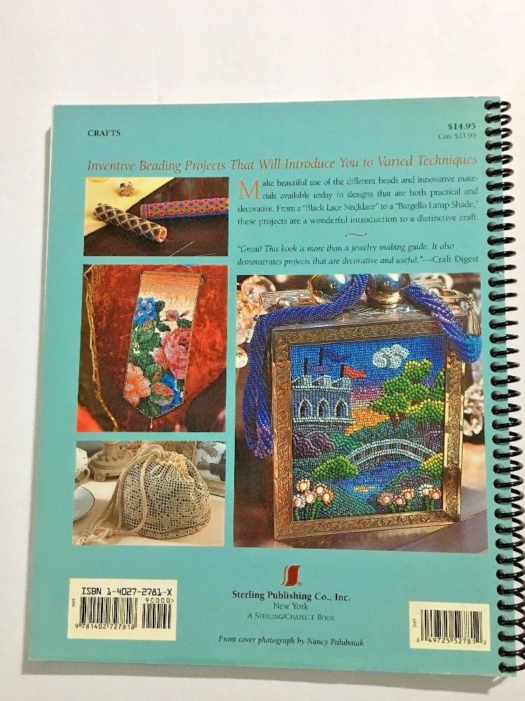 The New Beadweaving Book by Ann Benson - Spiraled With Plastic Protective Cover