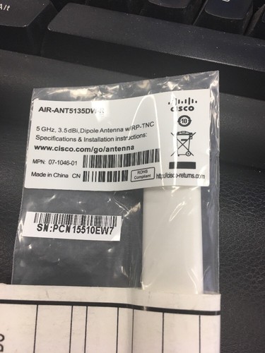 RoutersWholesale - AIR-ANT5135DW-R - Aironet 3.5dBi Articulated Dipole Antenna 