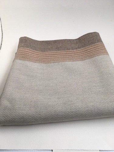Vintage Wool Fabric Gray Color Block Mid Century Light Grays