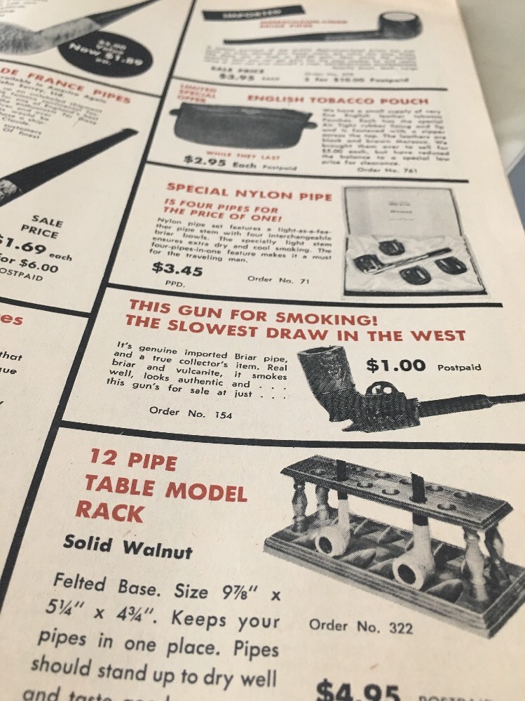 John Surrey Ltd Gift Catalog 1961 Mail Vintage 11 W 32nd St NY Lot Pipes