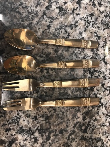 Vintage Cake Dessert Serving Set 19 Pc + Case Torii Gate NC