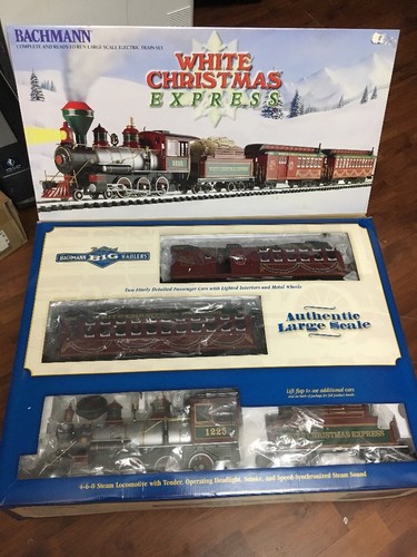 Bachmann G Large Scale White Christmas Express Train Set 90076