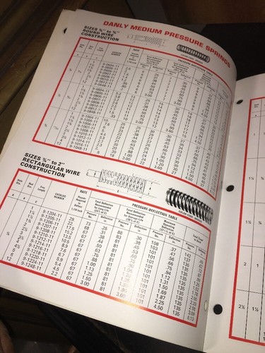 Danly Die Springs Catalog 1971 Vintage