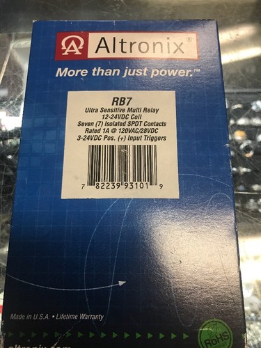 ALTRONIX RB7 Tra Sensitive Relay Module 7OUTPut