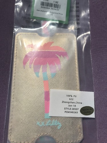 Lilly Pulitzer NWT Luggage Tag Catch The Wave Free Shipping