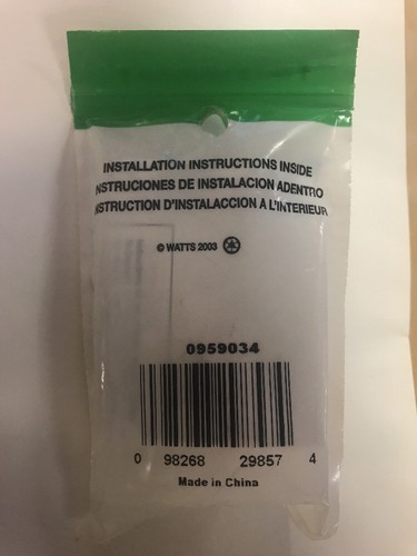 3- Male Connector 3/8 CTS X 1/2 MPT ADAPTER Watts Push It Fittings P-412