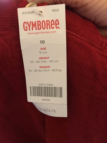 Nwt Girls Gymboree Courdory Pants Size 10