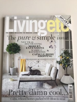 UK Living Etc Magazine Homes May 2015 Pure & Simple Issue Marble, Extensions, ++