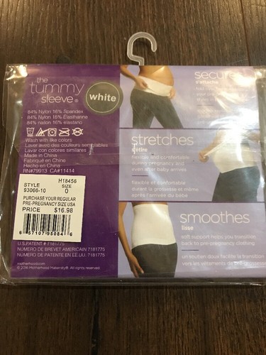 Motherhood Maternity - The Tummy Sleeve - 1 Black, 1 White - One Size Fits Most